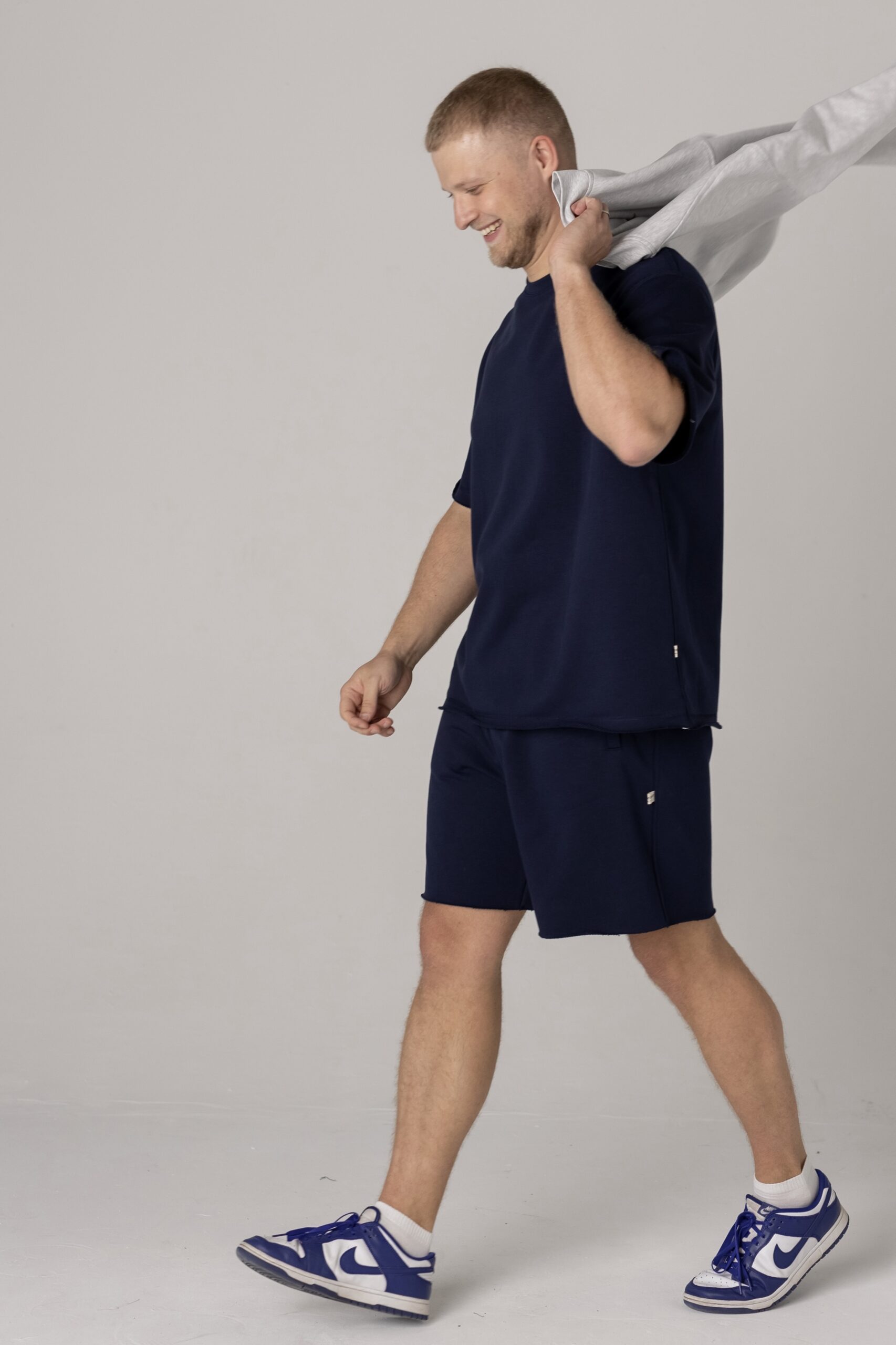 MEN'S VINTAGE BLUE SHORTS - Image 4