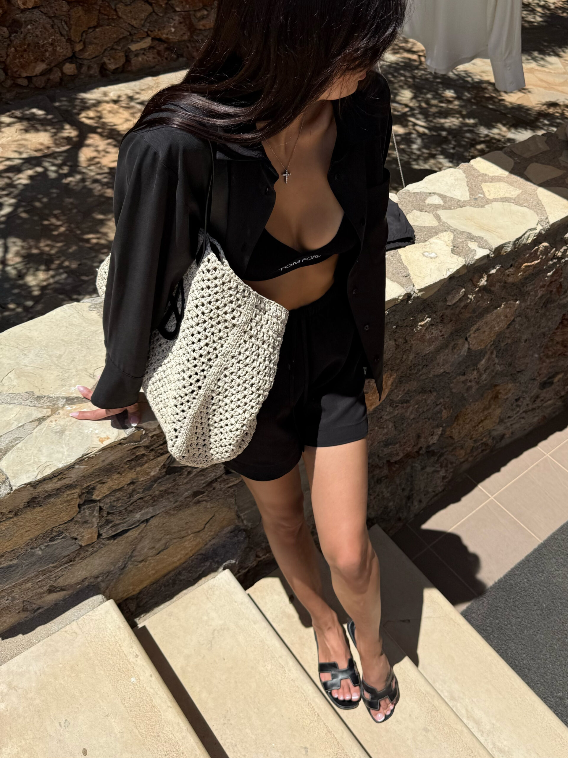 2 PIECE LYOCELL LOUNGE SUIT IN BLACK - Image 4