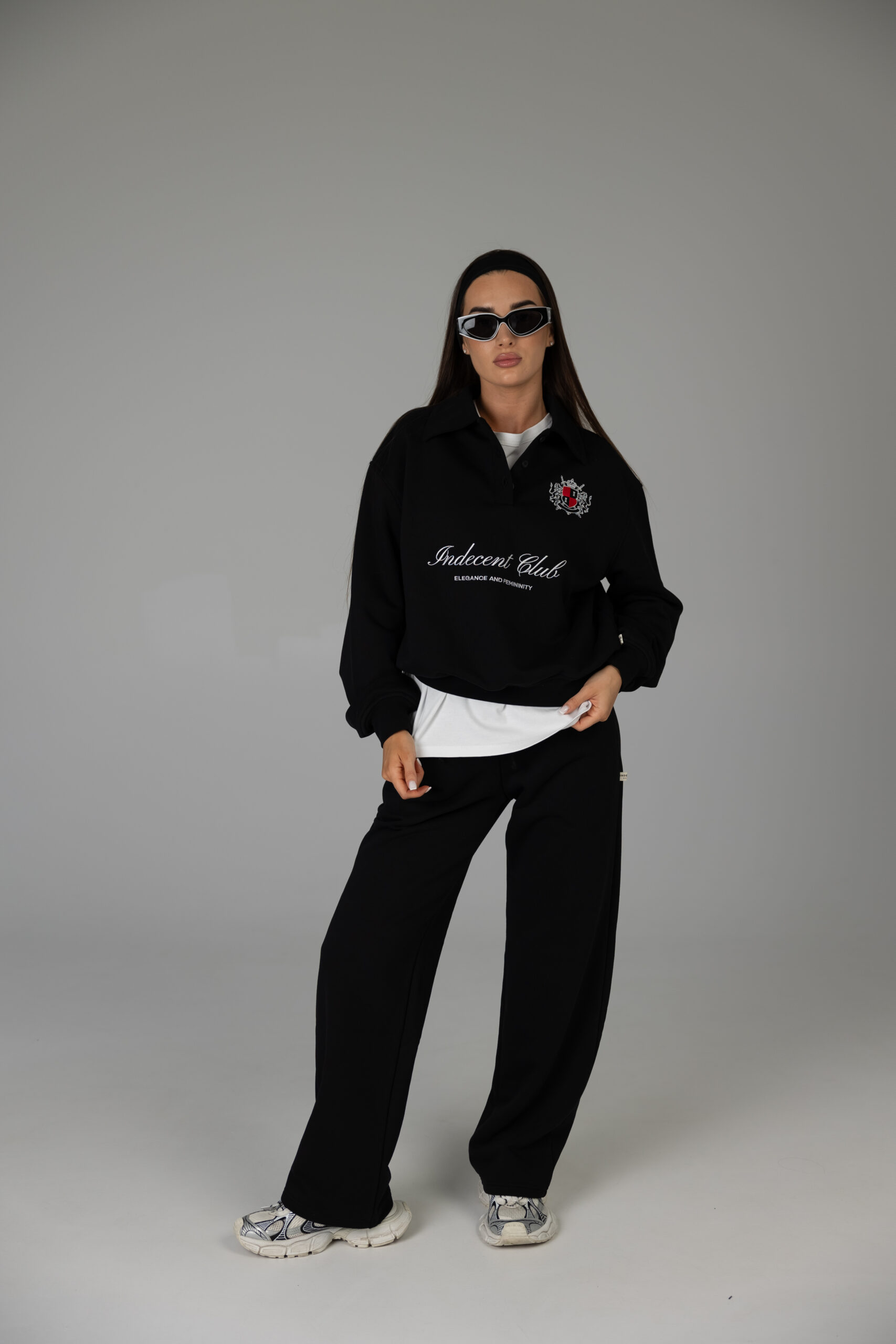 BLACK POLO SWEAT EMBLEM - Image 2