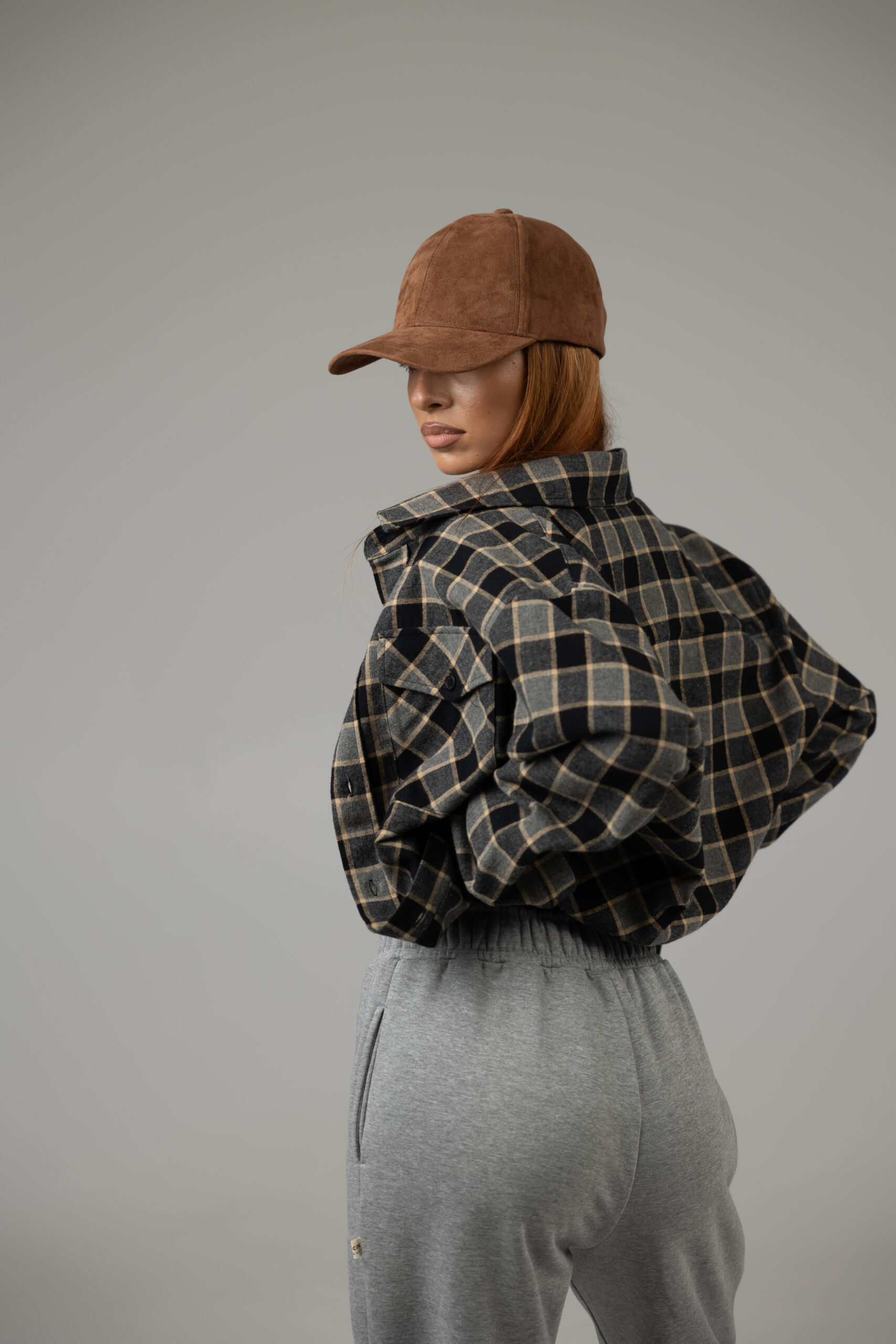 DADDY'S SHIRT IN GRAY BLACK | PETITE - Image 3